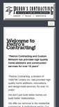 Mobile Screenshot of pedroscontracting.com